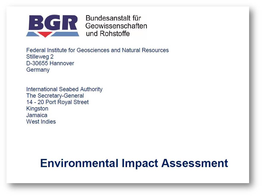 BGR Environmental Impact Assessment